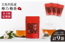 【全3回定期便】椿乃 椿茶30包×3袋（90日分）健康 体質改善 発酵 お茶 国産 五島市/椿乃  [PAM041]