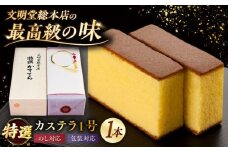 7日程度発送）【お中元対象】特撰カステラ 1号 長崎 土産 ギフト 五島市/文明堂総本店 [PEO021] 和菓子 洋菓子 詰め合わせ 化粧箱 贈答 スピード 最短 最速 発送