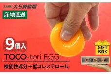【黄身がつかめる！ブランド卵】TOCO-tori EGG ギフトBOX 卵 9個入り 高級卵 たまご 五島市 / 五島列島大石養鶏場 [PFQ001] 玉子 タマゴ 鶏卵 希少 五島列島