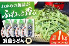 五島うどんギフト（磯4本入り）+あごだし12袋  飛魚 スープ 細麺 乾麺 手延べうどん セット 五島市/五島あすなろ会 うまか食品 [PAS034]