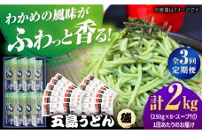 【全3回定期便】五島うどんギフト（磯8袋入り）+あごだし24袋 飛魚 スープ 細麺 乾麺 手延べうどん セット 五島市/五島あすなろ会 うまか食品 [PAS041]