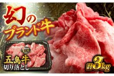 五島牛の切り落とし 3kg 五島市/株式会社 Factory [PFN017]  国産牛 牛肉 ブランド牛 牛 肉 お肉 切り落とし 五島 五島列島 和牛 国産 焼肉 カレー 牛丼 シチュー 鍋 お取り寄せ グルメ