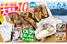 カキ 牡蠣 【着日指定】 冷蔵 うず潮カキ 約10kg（約100～160個）＜西彼町漁協＞[CBZ003] 牡蠣 カキ 殻つき 冷蔵 西海 長崎 贈答 ギフト 日時指定可 牡蠣 カキ ナイフ付き