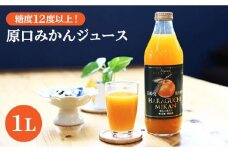 みかん ジュース 【糖度12度以上！】 原口みかん ジュース 1L＜大島造船所 農産グループ＞ [CCK014] ジュース みかんジュース 飲料 原口みかん 果汁100％ ジュース 贈答 贈り物 ギフト プレゼント お中元 お歳暮 