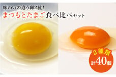 ポケマルでも大人気「まつもと たまご 」＆ 平飼い 「しあわせたまご」 各20個（計40個）＜松本養鶏場＞ [CCD020]