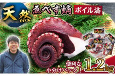 【コリコリ肉厚の天然タコ！】 ゑべす蛸 計1.2kg（150g×8P）＜大瀬戸町漁協＞ [CAR004]