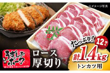 【スピード配送】【お盆期間中も発送】 とんかつ 用 長崎 うずしおポーク ロース 計1.4kg（700g×2パック）＜スーパーウエスト＞ [CAG101] 西海市産 豚肉 豚 とんかつ 国産豚 トンテキ 贈答 ギフト ロース お中元 お歳暮