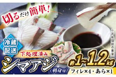 魚 ブロック【土日に届く】【下処理済み】 シマアジ 堪能5点セット ＜大島水産種苗＞ [CBW006] 長崎 西海 切り身 小分け ブロック 冷蔵 刺身 魚 ブロック しまあじ あじ 鯵 アジ シマアジ