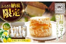 【レモンカード入り♪】スコーン 10個＜自然と暮らすぐりーん＞ [CEM001] 西海市 スコーン スイーツ お菓子 おやつ すこーん スコーン 贈答 ギフト 贈り物 
