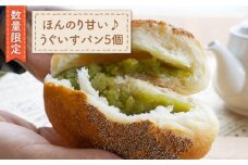 【数量限定】牛乳と相性抜群♪ うぐいすパン 5個＜岡崎製パン所＞ [CEP029] 長崎 西海 ぱん パン うぐいすパン パン 贈答 ギフト 冷凍パン