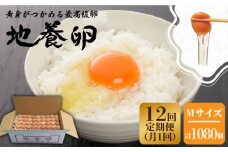 【12回定期便】最高級 卵 地養卵 Mサイズ 90個×12回定期便 長崎県産 西海市 たまご 卵 玉子 タマゴ 鶏卵 オムレツ 卵かけご飯 朝食 料理 人気 卵焼き＜垣山養鶏園＞ [CBB008]