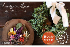 【みんなで作ろう】ユーカリリース 飾り付けキット付き＜Pearl Bay Café & Flowers＞ [CEW005]