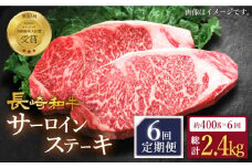 【6回定期便】長崎和牛 サーロイン ステーキ 計400g（2枚）＜スーパーウエスト＞ [CAG232] 肉 牛肉 サーロインステーキ サーロイン ステーキ 焼肉 さーろいん ステーキ