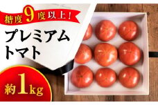 【先行予約】トマト ミスズプレミアム トマト 約1kg（9個）  西海市産 トマト とまと 野菜 新鮮 旬  ＜株式会社ミスズアグリ西海＞ [CFN002]