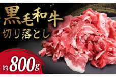 【使い勝手抜群！】 長崎県産 黒毛和牛 切り落とし 約800g ＜牛の店みくりや＞ [CFD016]