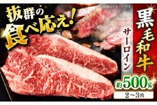 サーロイン ステーキ 計500g（2～3枚）＜宮本畜産＞ [CFA025] 長崎 西海 さーろいん 和牛 黒毛和牛 人気 国産 すてーき ステーキ 牛肉 サーロインステーキ サーロイン ステーキ 贈り物 贈答 ギフト