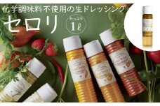 【マツコの知らない世界で紹介】雲仙ナチュラルドレッシング セロリ たっぷり 1L [ベジドリーム 長崎県 雲仙市 item1621] ドレッシング 雲仙 調味料 サラダ