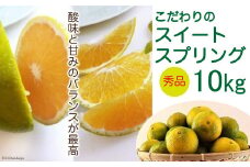 【期間限定発送】 みかん スイートスプリング 10kg 秀品 [森崎果樹園 長崎県 雲仙市 item1347] みかん 10kg 10キロ 果物 柑橘 期間限定