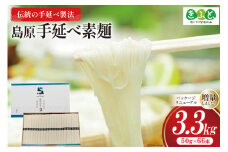 【思いやり型返礼品】 そうめん 島原手延べ素麺 3.3kg [コロニーエンタープライズ 長崎県 雲仙市 item1489] 素麺 手延べそうめん 麺