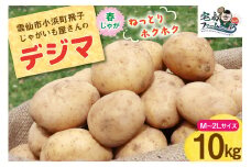 【期間限定発送】 じゃがいも デジマ 10kg [宅島ファーム 長崎県 雲仙市 item1124] 野菜 ジャガイモ 10キロ デジマ 馬鈴薯 春じゃが 長崎県産 期間限定