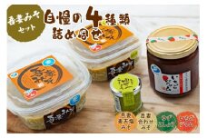 味噌 吾妻みそ セット [吾妻農産加工組合 長崎県 雲仙市 item1934] みそ 味噌汁 みそ汁 柚子胡椒 いちごジャム
