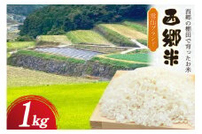 米 令和6年 西郷米 1kg 1袋 白米 [雲仙みずほの郷 長崎県 雲仙市 item2025] 令和6年産 お米 おこめ 精米