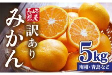 【訳あり・出荷時に一番旬なみかんをお届け！】みかん 5kg ( 南柑・青島など) / ミカン 蜜柑 果物 フルーツ / 南島原市 / ふるさと企画 [SBA017]