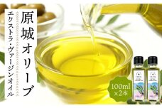 【2024年11月〜発送】原城オリーブ エクストラヴァージン オイル 100ml 2本 / 調味料 油 オリーブオイル オリーブ / 南島原市 / ミナサポ [SCW026]