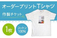 オーダープリント Tシャツ 1枚 作製 チケット / 南島原市 / 大嶌染工場 [SDP004]