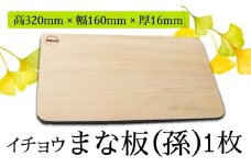 【においが残らずお手軽】イチョウ まな板（孫）④  / 南島原市 / 森永材木店 [SBK007]