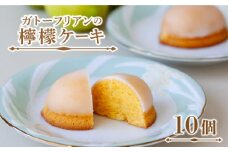 ガトーフリアン の 檸檬ケーキ 10個 / レモン ケーキ デザート おやつ / 南島原市 / ながいけ [SCH005]