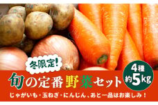【冬限定！】【2025年12月下旬〜発送】旬の定番野菜セット / じゃがいも ジャガイモ 玉ねぎ 人参 たまねぎ タマネギ にんじん 旬野菜 詰め合わせ / 南島原市 / 長崎県農産品流通合同会社 [SCB059]