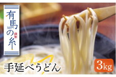 有馬の糸 手延べうどん 3kg / うどん ウドン 饂飩 うどん ウドン ウドン 細麺 / 南島原市 / 竹市製麺 [SBT002]