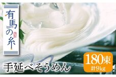 有馬の糸 手延べ そうめん 9kg / そうめん ソーメン そうめん ソーメン 島原そうめん 手延べ 麺 素麺 乾麺 ソーメン / 南島原市 / 竹市製麺 [SBT013]