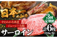 【3回定期便】【やわらかな赤身と口どけまろやかな脂身】長崎和牛 サーロインステーキ 400g 2人前（200g×2枚）/ 牛肉 ステーキ 長崎産 サーロイン / 南島原市 / ふるさと企画 [SBA032] ステーキ すてーき サーロイン さーろいん サーロインステーキ さーろいんすてーき 和牛 わぎゅう 焼肉 焼き肉 BBQ バーベキュー 牛肉 ぎゅうにく