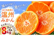 【2024年10月中旬〜発送】こだわりの温州みかん 約8kg / みかん フルーツ 柑橘 蜜柑 ミカン 果物 くだもの / 南島原市 / 長崎県農産品流通合同会社 [SCB037]