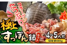 【良質コラーゲンがたっぷり！】免疫力向上の健康食　極上スッポン鍋セット 4〜5人前 / すっぽん スッポン 鍋 すっぽん鍋 スッポン鍋 コラーゲン / 南島原市 / はなぶさ [SCN158]