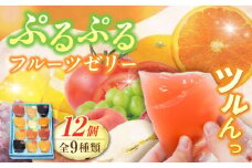 【2025年5月〜発送】【固まるギリギリのやわらかさを追求】ぷるぷるゼリー 12個入り / ゼリー ぜりー フルーツゼリー 果実ゼリー 食べ比べ / 南島原市 / 松本製菓舗 [SFV002]