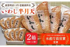【水産庁長官賞受賞品】大容量！ いわし半月天セット / かまぼこ 蒲鉾 カマボコ 練り物 詰め合わせ / 南島原市 / 内田蒲鉾店 [SAH013]