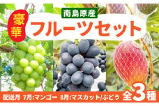 【2回定期便】【2026年7月〜発送】マンゴー＆シャインマスカット＆ぶどうの豪華セット / 南島原市 / 松川農園 [SAX004]