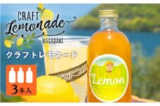 ながさき クラフト レモネード 3本 長与町/ながさきミュージアム [EBU002] ジュース じゅーす 国産ジュース レモンジュース フルーツジュース れもねーど レモネードベース レモネードシロップ シロップ レモン れもん 柑橘 自家製 原液
