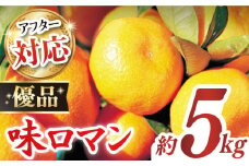 【優品】味ロマン 約5kg （約50～60個）ー2025年11月下旬より発送ー長与町/長崎西彼農業協同組合 長与支店 [EAH005] みかん ミカン みかん 先行予約
