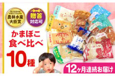 【毎月10品×12回定期便】かまぼこ詰合せ10品 計120品 長与町/長崎井上蒲鉾 [EAG030] 蒲鉾 かまぼこ カマボコ 練り物 おでん 魚 食べ比べ セット 詰め合わせ 長崎 ながさき 贈答 ギフト 定期便