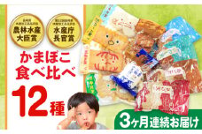 【毎月12品×3回定期便】かまぼこ詰合せ12品 計36品 長与町/長崎井上蒲鉾 [EAG032] 蒲鉾 かまぼこ カマボコ 練り物 おでん 魚 食べ比べ セット 詰め合わせ 長崎 ながさき 贈答 ギフト 定期便