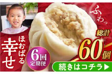 【6回定期便】【簡易包装】三代目長崎肉まん10個 （5個×2袋） 長与町/岩崎本舗 [EAB055] 中華まん 肉まん にくまん 冷凍 長崎 岩崎本舗 定期 定期便