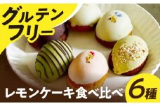 レモンケーキ 【 グルテンフリー 】米粉のレモンケーキ6種食べ比べ 長与町/Lilla Lotta（ﾘﾗﾛｯﾀ） [EBR041] ぐるてんふりー グルテンフリースイーツ スイーツ すいーつ 米粉 こめこ 詰め合わせ お菓子 れもんけーき 長崎 冷凍 個包装 人気 ランダム おかし