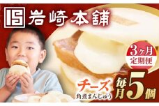 【3回定期便】【簡易包装】チーズ角煮まんじゅう5個 長与町/岩崎本舗 [EAB110] チーズ チーズ角煮まんじゅう 角煮 かくに 角煮まん 長崎 岩崎 岩崎本舗 定期 定期便