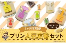【3回定期便】 浜んまちPUDDING プリンづくし 12種類 詰め合わせ （通常紙箱） スイーツ お菓子 おやつ
