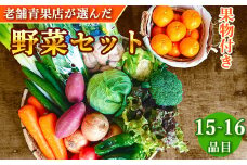 野菜のプロ40年が届ける 厳選野菜セット！ 野菜・フルーツ 15～16品目 詰め合わせ