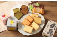 【伝統に育まれた本場の長崎カステラ】 Aセット （個包装タイプ） （出島珈琲カステラ ／ カステラと檸檬 ／ カステラとあまおう苺 ／ スライスカステラハニー ／ スライスカステラ抹茶） カステラ 和菓子 菓子 お菓子 スイーツ デザート 個包装 セット 九州 長崎県 時津町 常温
